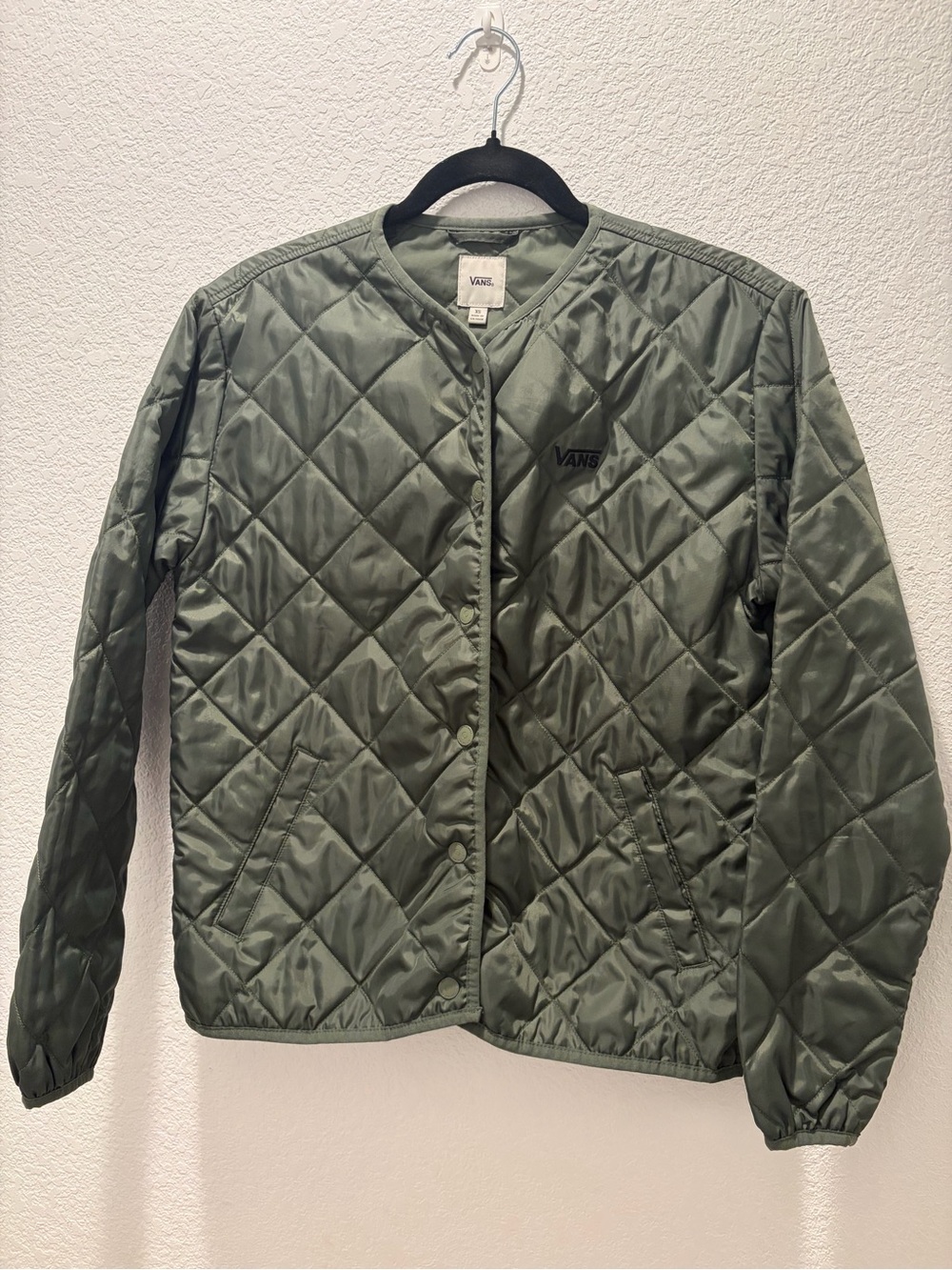Vans Olive Quilted Women's Puffer Jacket